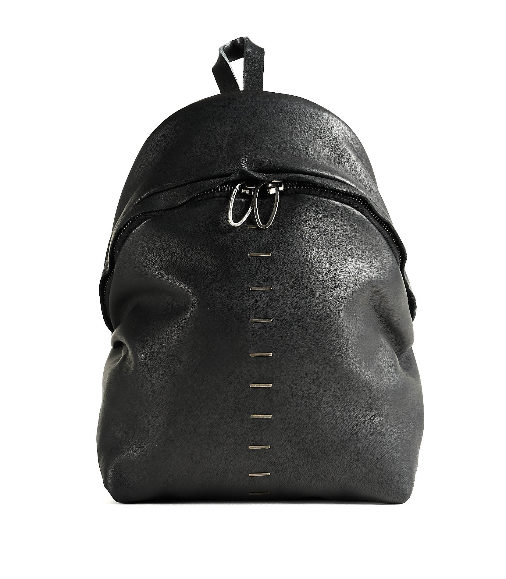 daniele basta leather and silver bags - FRONT
